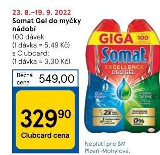 Gely do myčky Somat