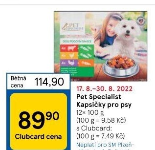 Kapsičky pro psy Pet Specialist