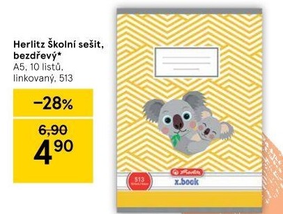 Školní sešit A5 Herlitz
