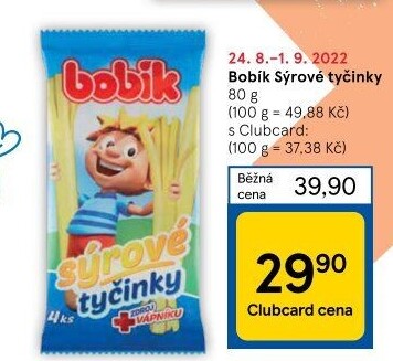 Sýrové tyčinky Bobík