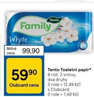 Toaletní papír 2vrstvý Tento