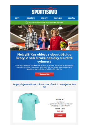 akční leták Sportisimo 21.8.2022-26.8.2022