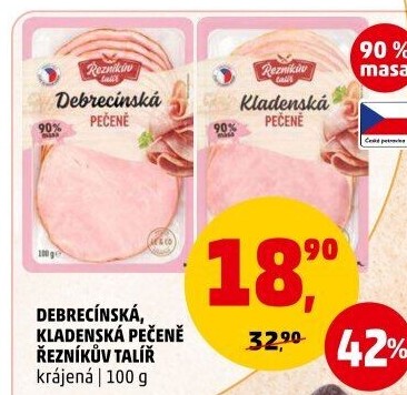 Debrecínská pečeně Řezníkův talíř