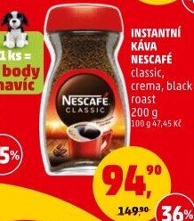 Instantní káva Nescafé Classic Crema