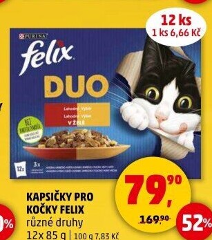 Kapsičky pro kočky Felix Purina
