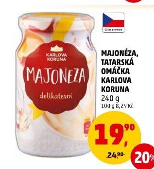 Majonéza Karlova Koruna
