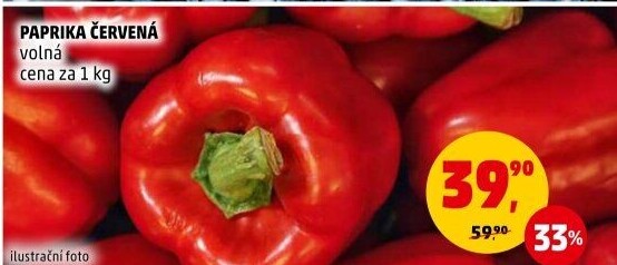 Paprika červená