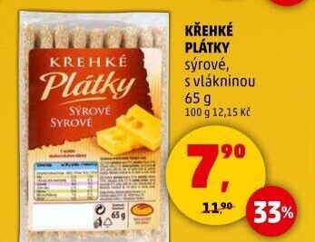 Plátky křehké Michelské pekárny