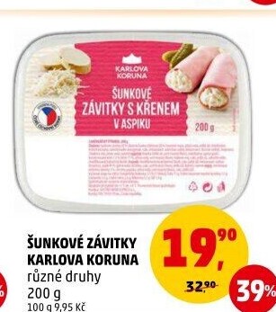 Šunkový závitek v aspiku Karlova Koruna