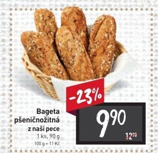 Bageta pšenično-žitná