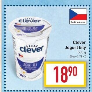 Bilý jogurt Clever