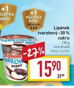Dezert Lipánek tvarohový Madeta