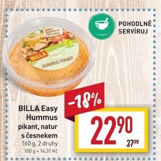 Hummus pikant Easy Billa
