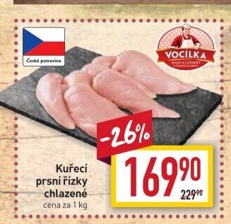 Kuřecí prsní řízky Vocílka