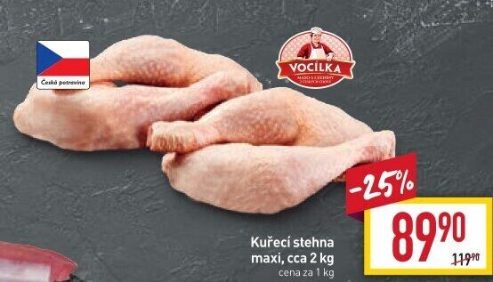 Kuřecí stehna Vocílka