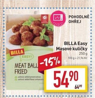 Masové kuličky Easy Billa