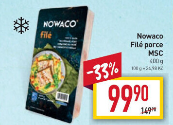 Rybí filé mražené Nowaco