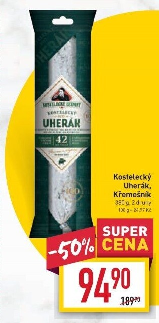 Salám Uherák kostelecký Kostelecké uzeniny