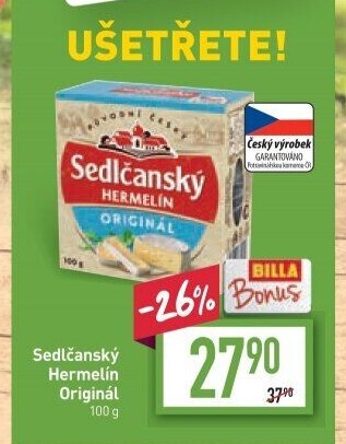 Sýr Hermelín Sedlčanský