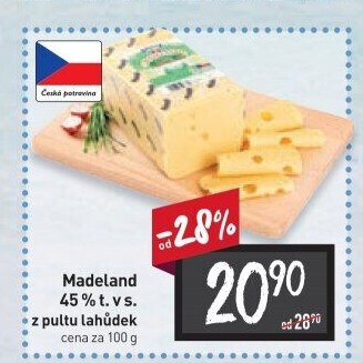 Sýr Madeland 45% Madeta