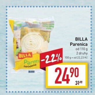 Sýr Parenica Billa