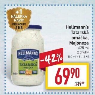 Tatarská omáčka Hellmann'