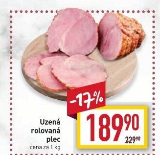 Uzená rolovaná plec