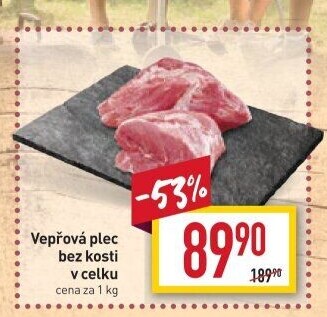 Vepřová plec bez kosti