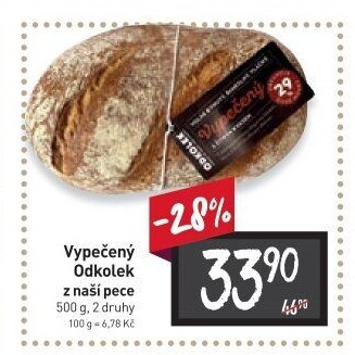 Chléb Vypečený Odkolek
