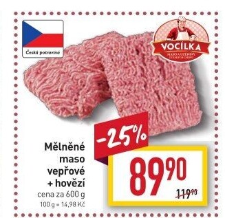 Mleté maso mix Vocílka