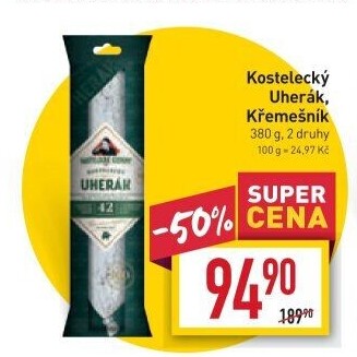 Salám Uherák kostelecký Kostelecké uzeniny