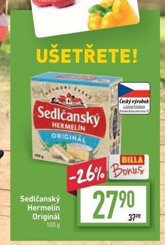 Sýr Hermelín Sedlčanský