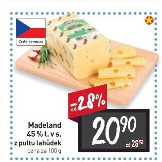 Sýr Madeland 45% Madeta