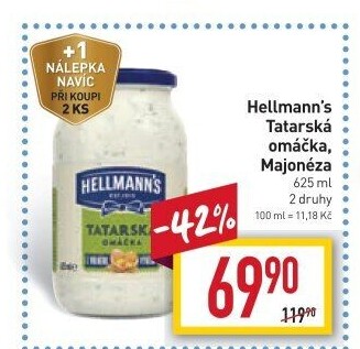 Tatarská omáčka Hellmann'