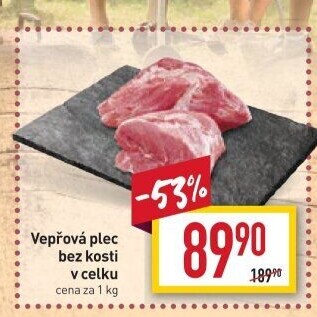 Vepřová plec bez kosti
