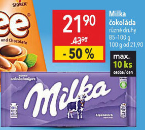 Čokoláda Milka