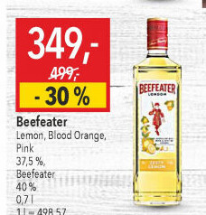 Gin Zesty Lemon Beefeater
