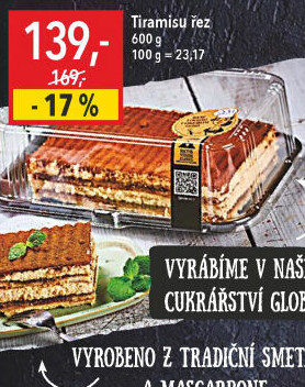 Řez Tiramisu