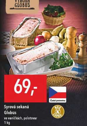 Sekaná syrová Globus