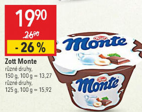 Dezert Monte Zott