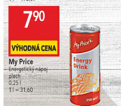 Energetický nápoj My Price