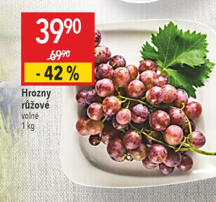 Hrozny růžové