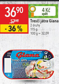 Játra tresčí Giana