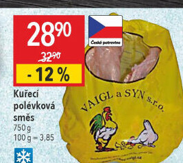 Kuřecí polévková směs mražená Vaigl a syn