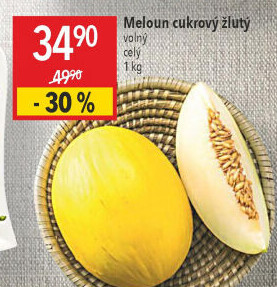 Meloun cukrový žlutý