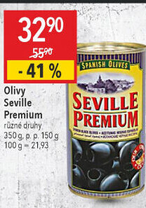 Olivy černé Seville Premium