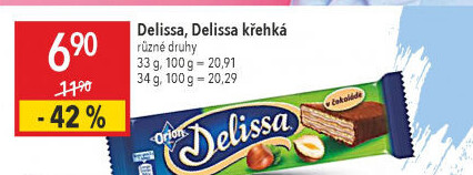 Oplatky celomáčené Delissa Orion