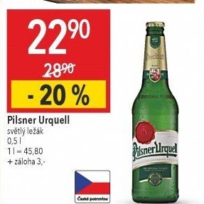 Pivo Pilsner Urquell