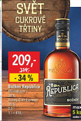 Rum Republica Exclusive Božkov