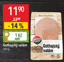 Salám Gothaj Příbramská uzenina